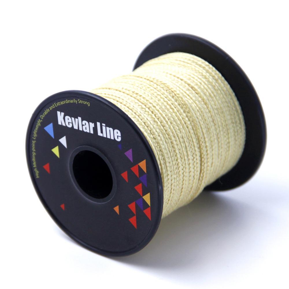 100Ft / 30M 1000Lbs Braided Fishing Line Cord 100% Kevlar Line For