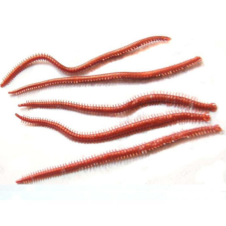 10Pcs/Lot Artificial Sea Worms 135Mm Soft Fishing Lures Soft Bait