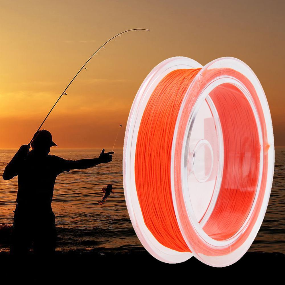 1Pc Fly Line 50M 20Lb Braided Line Fly Fishing Line Yellow/Orange/White  Color