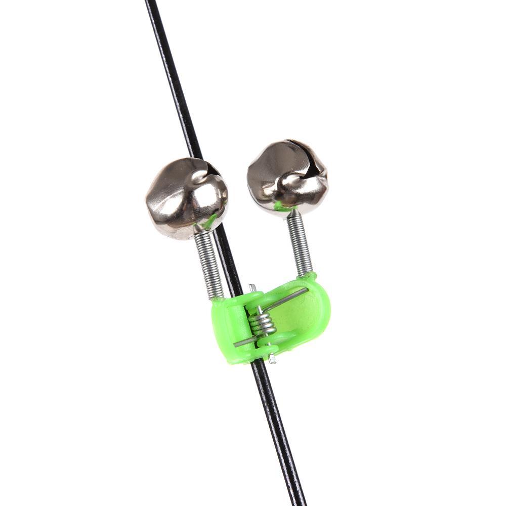 20 Pcs / Lot 4.5 Cm Fishing Alarm Clip Outdoor Twin Bell Ring Pole Cla –  Bargain Bait Box