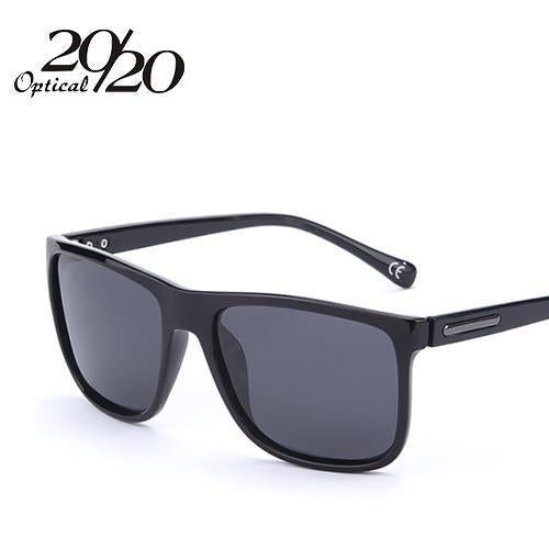 20/20 Polarized Sunglasses Men Uv400 Classic Male Square Glasses Driving Eyewear-Polarized Sunglasses-Bargain Bait Box-C01 Black Smoke-Bargain Bait Box