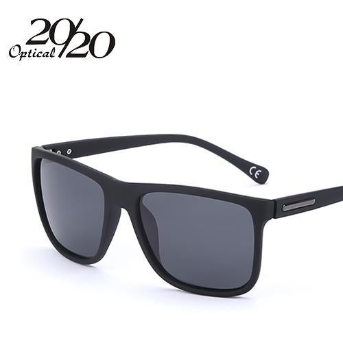 20/20 Polarized Sunglasses Men Uv400 Classic Male Square Glasses Driving Eyewear-Polarized Sunglasses-Bargain Bait Box-C02 MatteBlack Smoke-Bargain Bait Box