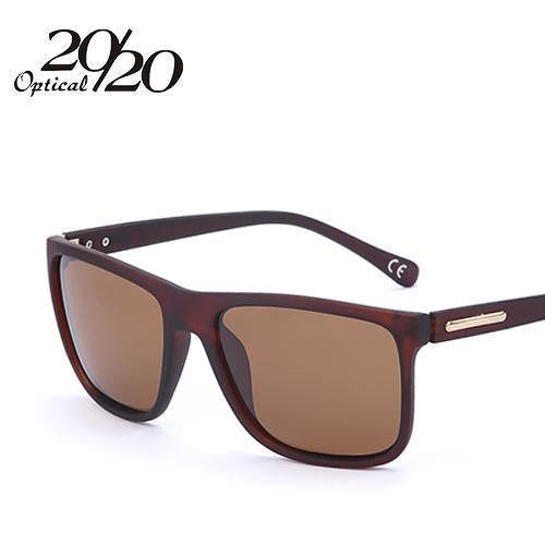 20/20 Polarized Sunglasses Men Uv400 Classic Male Square Glasses Driving Eyewear-Polarized Sunglasses-Bargain Bait Box-C03 Brown Brown-Bargain Bait Box