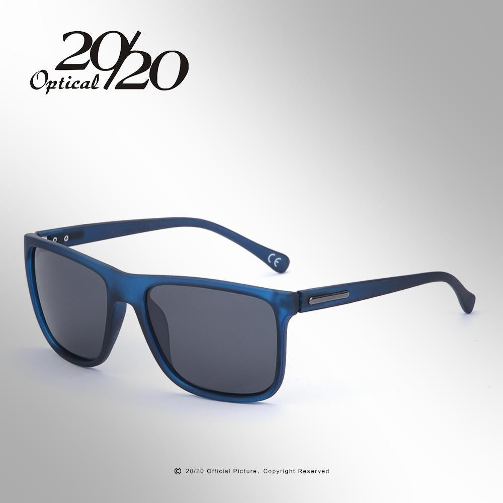 20/20 Polarized Sunglasses Men Uv400 Classic Male Square Glasses Driving Eyewear-Polarized Sunglasses-Bargain Bait Box-C04 Blue Smoke-Bargain Bait Box
