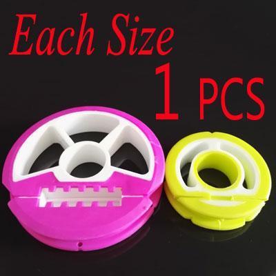 2Pcs Round Silicone Line Holders Fishing Tool Main Line Leader Rig