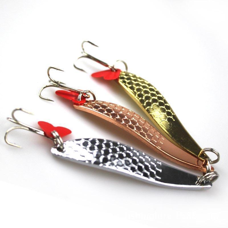 3Pcs 10Cm 17G Brand Spoon Fishing Lure China 6# Hard Fishing Spoon Lure  Metal
