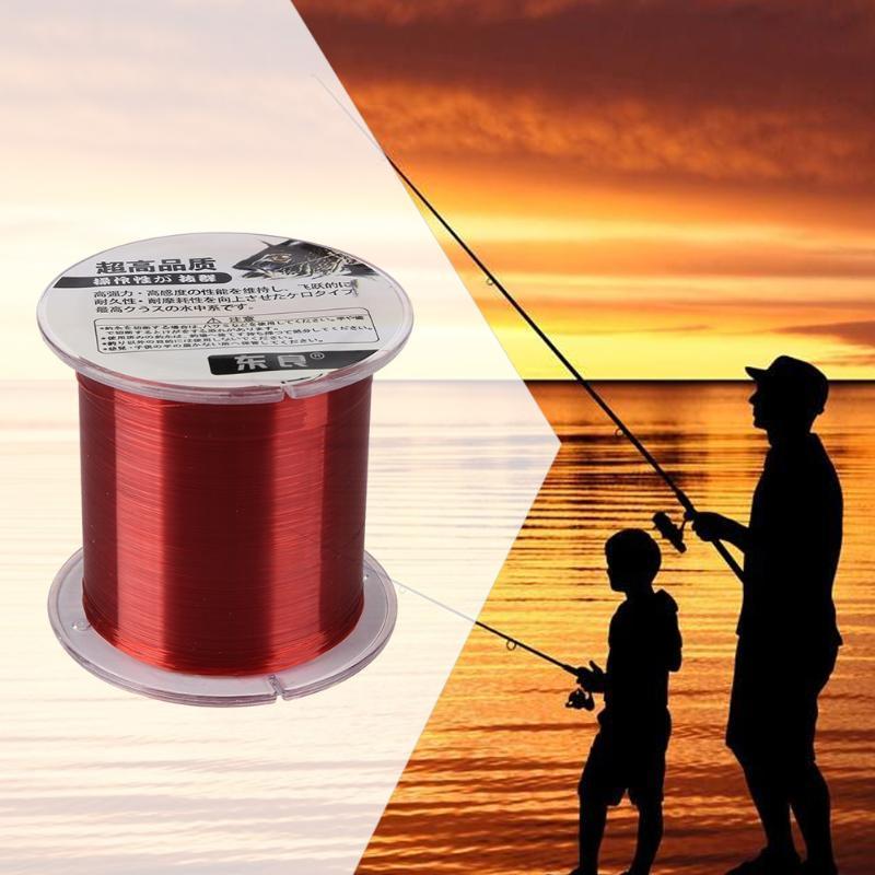 500M Fluorocarbon Resin Nano Strong Fishing Leader Line Outdoor Seafishing-Bluenight Outdoors Store-Red-2.0-Bargain Bait Box