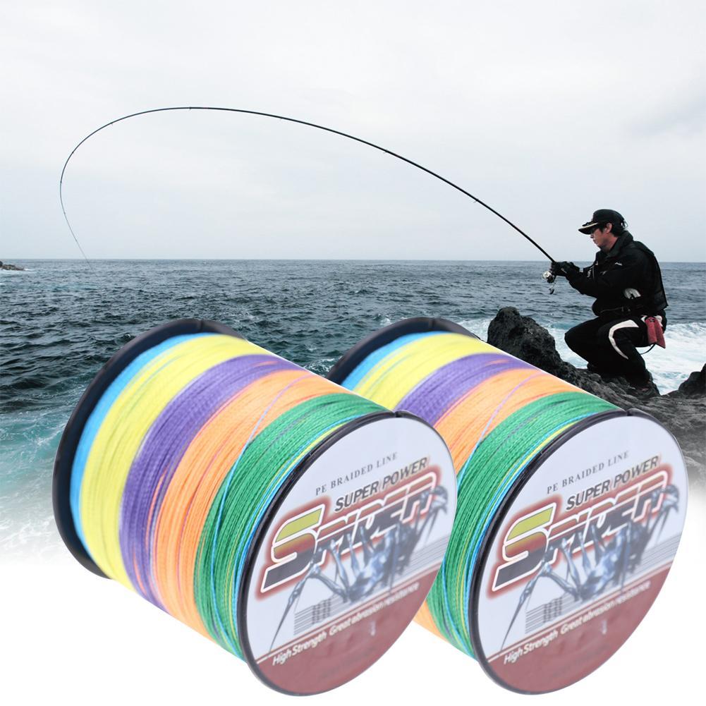 500M Pe Multifilament Braided Fishing Line Colorful Weaving Strong 4 S –  Bargain Bait Box