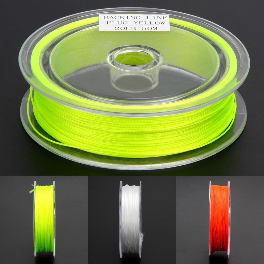 50M/54.7Yards 1Pc Fly Fishing Line Braided Wire Fly Fishing