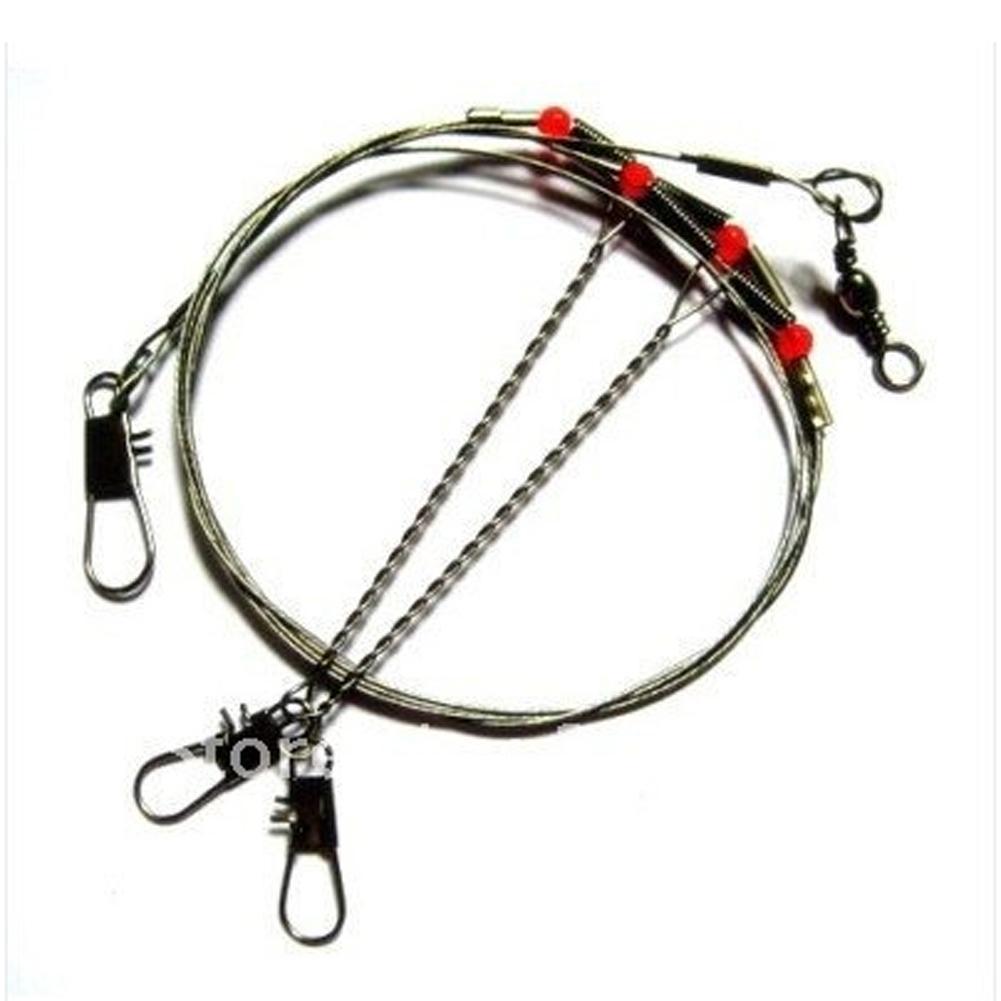 5Pcs/10Pcs/20Pcs/Pack Arms Stainless Steel Fishing Wire Leader Arms With Rigs-Agreement-10 Pcs-Bargain Bait Box