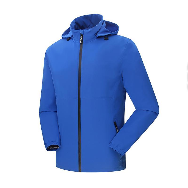 5XL Mens Softshell Fishing Jackets Men Outdoor Sport Qucik Dry Waterproof Coat Blue / XL