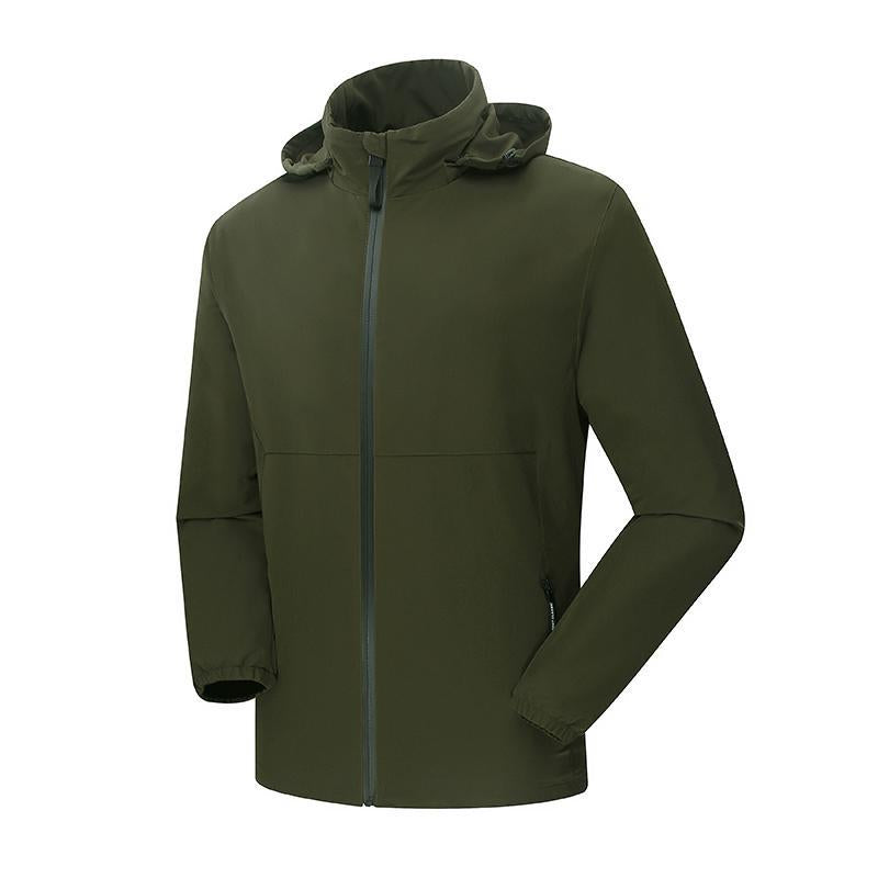 5XL Mens Softshell Fishing Jackets Men Outdoor Sport Qucik Dry Waterproof Coat Blue / XL