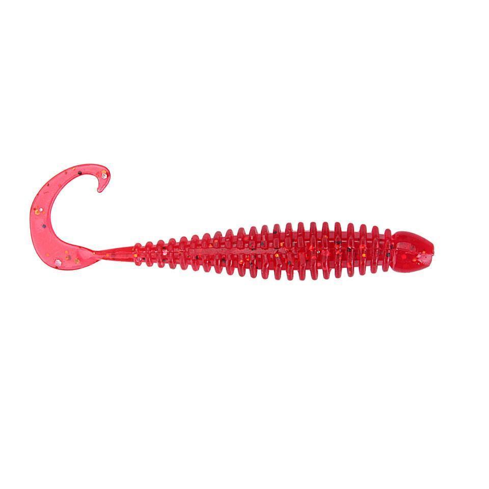 6Pcs/Lot 9.5Cm 2.3G Silicone Ribbed Body Curly Tail Soft Lure Curltail –  Bargain Bait Box