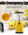 8 Led Portable Lanterns Flash Light Dynamos Radio Emergency Light Solar Power-Portable Lanterns-Binkairui Light Store-Bargain Bait Box
