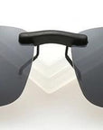 Dressuup Square Mirrored Polarized Sunglasses Clip For Women Men Coating-Polarized Sunglasses-Bargain Bait Box-C1-Bargain Bait Box