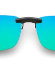 Dressuup Square Mirrored Polarized Sunglasses Clip For Women Men Coating-Polarized Sunglasses-Bargain Bait Box-C7-Bargain Bait Box