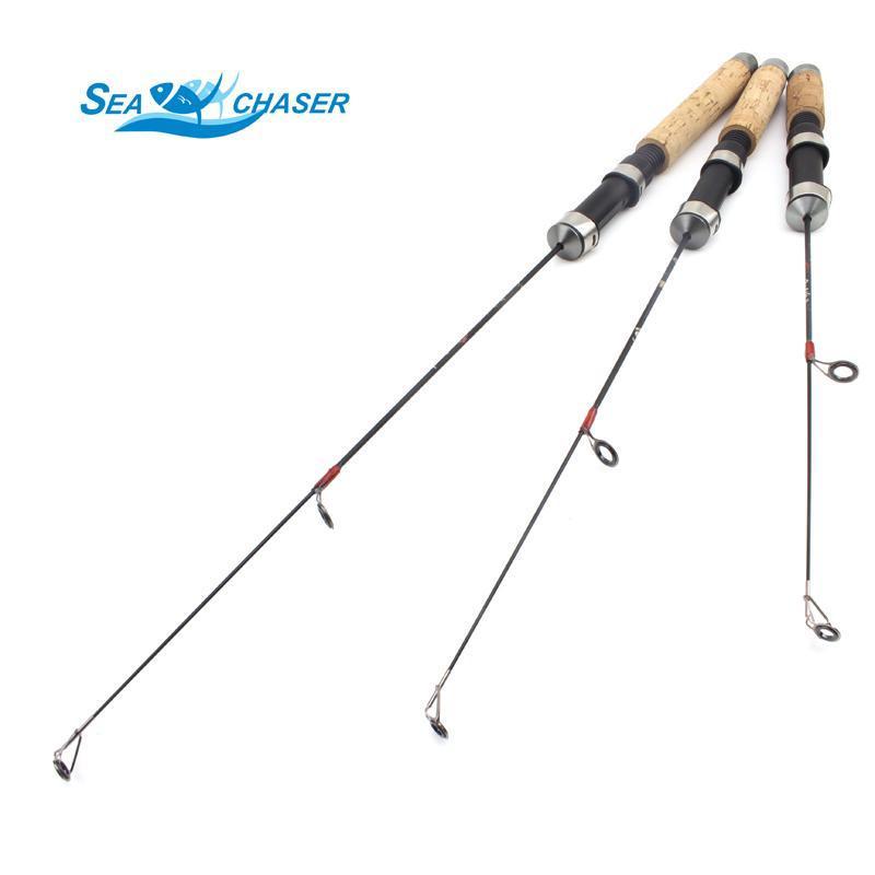 1 PC Portable Winter Ice Fishing Rod 50cm Ultralight Ice Fishing Rod