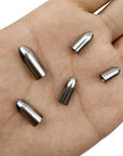 Hyaena 5Pcs 100% Tungsten Bullet Fishing Sinker For Texas Rig Silver Plastic-Bullet Weights-Bargain Bait Box-1 2 OZ-Bargain Bait Box