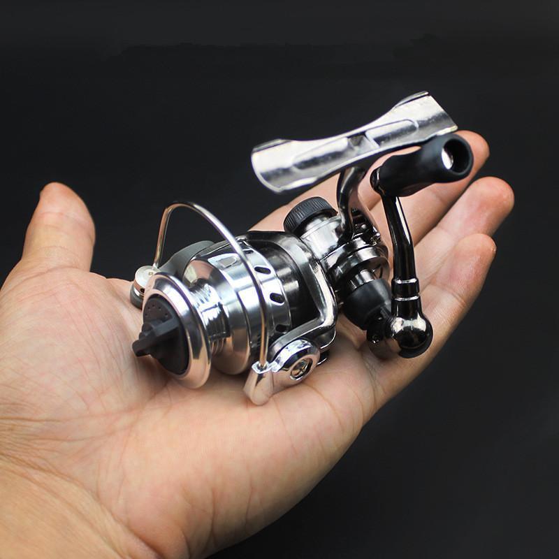 Ice Fishing Reel Mini Spinning Reels Small Zinc Alloy All Metal Spool  Delicate
