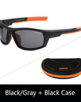 Jiangtun Trendy Camo Black Polarized Sunglasses Men Women Sports Sun Glasses-Polarized Sunglasses-Bargain Bait Box-C1 Black l Gray-Bargain Bait Box