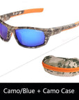 Jiangtun Trendy Camo Black Polarized Sunglasses Men Women Sports Sun Glasses-Polarized Sunglasses-Bargain Bait Box-C6 Camo l Blue-Bargain Bait Box