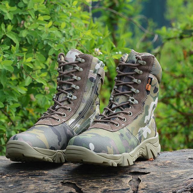 Men Military Tactical Ankle Boots Camo Mens Combat Boots Male Footwear Safety-Boots-Bargain Bait Box-Camouflage-11-Bargain Bait Box