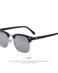 Men Retro Rivet Polarized Sunglasses Classic Unisex Sunglasses Uv400 Male-Polarized Sunglasses-Bargain Bait Box-C06 Black Silver-Bargain Bait Box