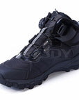 Men Tactical Military Boots Leather Lace Up Combat Ankle Boots Mens Flat-Boots-Bargain Bait Box-black-6.5-Bargain Bait Box
