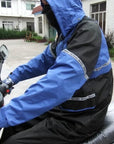 Pole Rain Coat Sports Jacket Motorbike Raincoat Suit Motocross Impermeable-Rain Coats-PRO-BIKER-Black Blue-XL-Bargain Bait Box