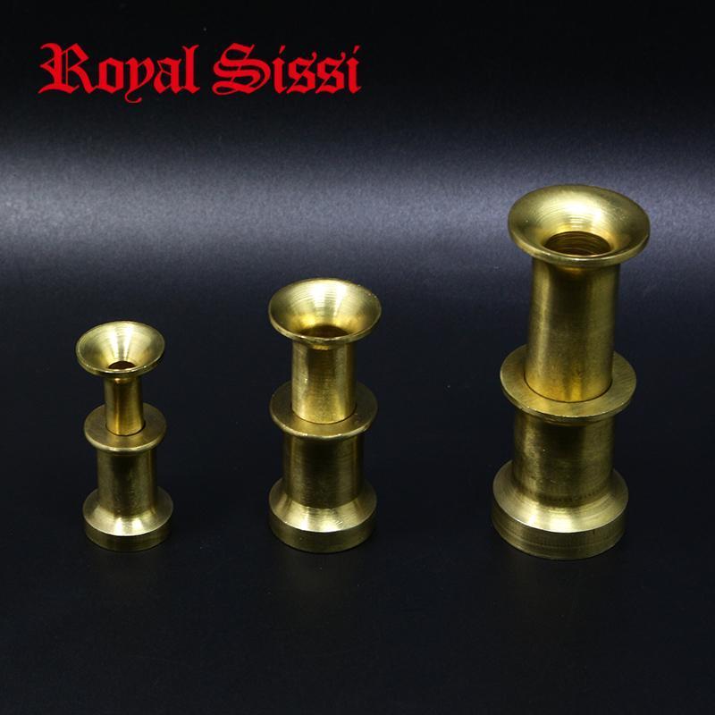 Royal Sissi 3Sizes Hefty Brass Hair Stacker Well-Appointed Brass Stacker For-Fly Tying Materials-Bargain Bait Box-small size-Bargain Bait Box