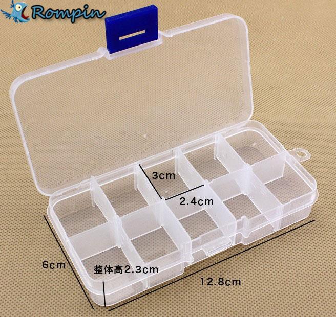 Small Plastic Fishing Tackle Boxes Compartments Fly Fishing Hook And L –  Bargain Bait Box