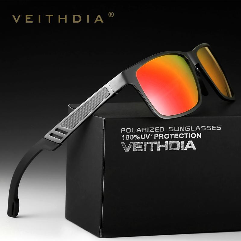 Veithdia Aluminum Sunglasses Polarized Lens Men Sun Glasses Mirror Male Eyewears-Polarized Sunglasses-Bargain Bait Box-Blue-Bargain Bait Box