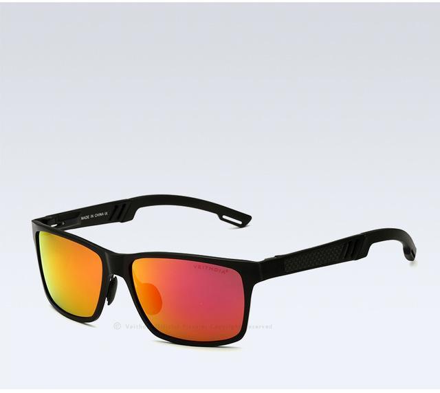 Veithdia Aluminum Sunglasses Polarized Lens Men Sun Glasses Mirror Male Eyewears-Polarized Sunglasses-Bargain Bait Box-Red-Bargain Bait Box