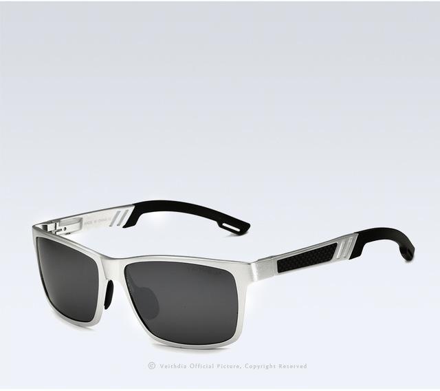 Veithdia Aluminum Sunglasses Polarized Lens Men Sun Glasses Mirror Male Eyewears-Polarized Sunglasses-Bargain Bait Box-Silver reflective-Bargain Bait Box