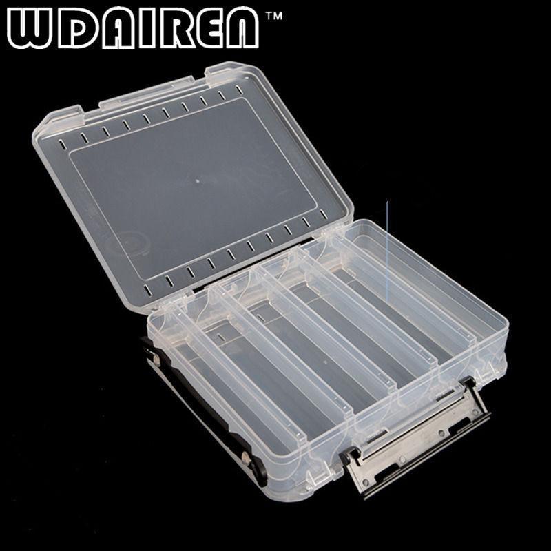 Wdairen Bait Tackle Box Fishing Tackle Boxes Small Clear Plastic