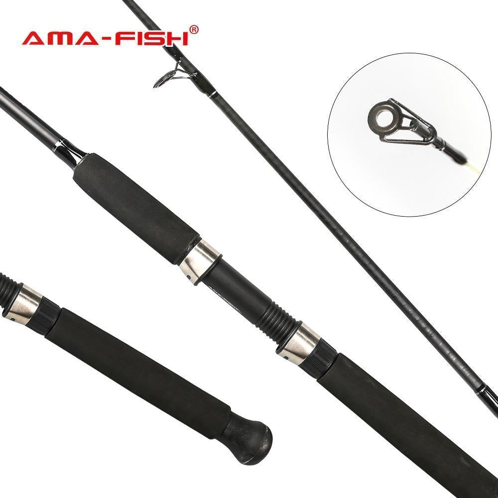Ama-Fish Spinning Rod1.8M Lure Rod 2 Sections Carbon Rods M Action Lur –  Bargain Bait Box