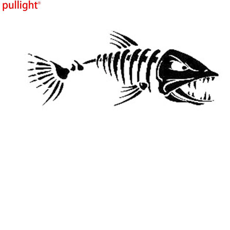 Angry Fish Sticker Fishing Bait Boat Hobbies Car Window Sticker Decal