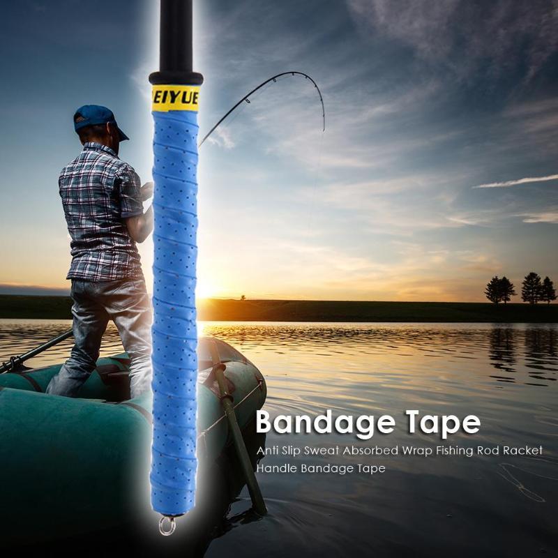 Anti Slip Wrap Fishing Rod Tape Strong Sweat Absorbed Strip Wear