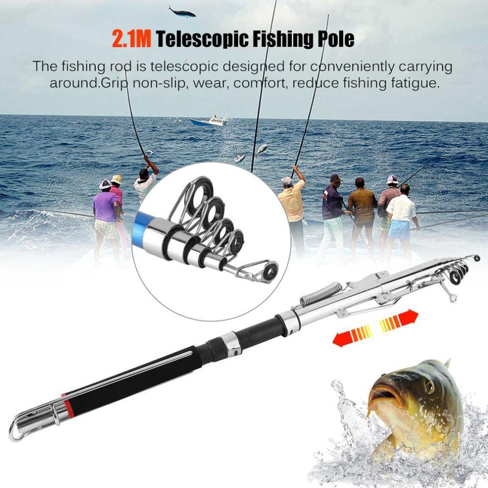 Automatic Fishing Rod Sensitive Telescopic Fishing Pole Rod Sea Device Ice  Glass