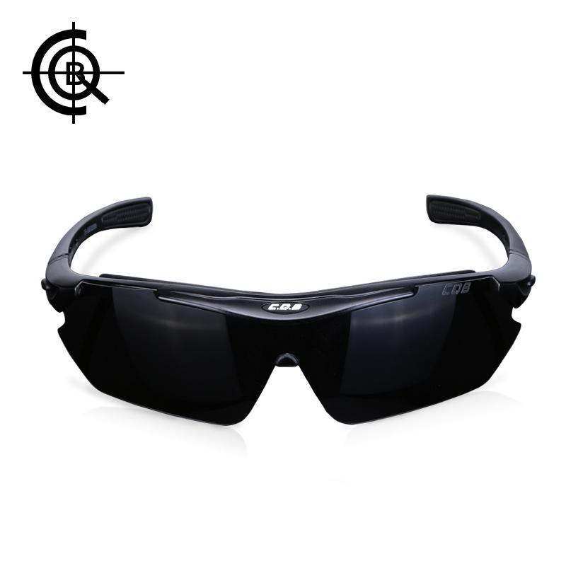 CQB Outdoor Climbing Polarized Sunglasses Tactical Eyewear Men HD Hiking Fishing Red 5 Lens