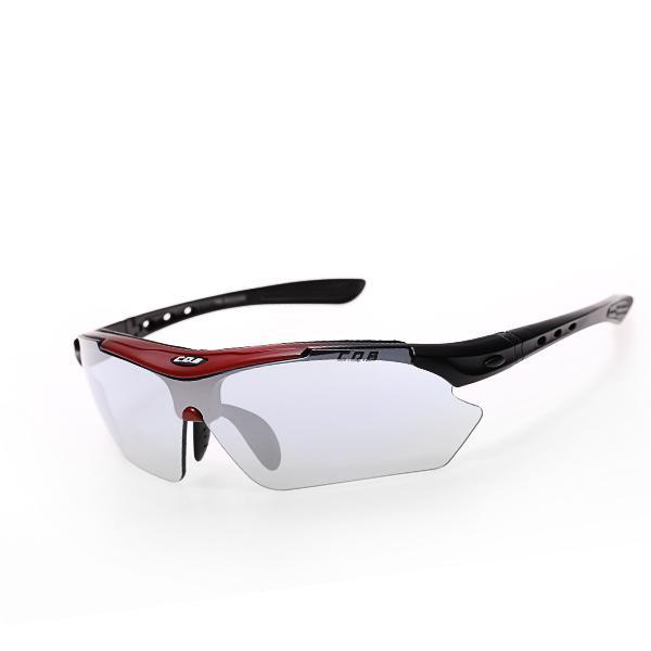 Cqb Outdoor Climbing Polarized Sunglasses Tactical Eyewear Men Hd Hiking Fishing-C.Q.B Official Store-Red 5 Lens-Bargain Bait Box
