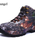 Cungel Outdoor Hiking Shoes Men Camouflage Boots Autumn/Winter Army Tactical-Hiking Shoes-TTSKIPPER Store-Black (low-top)-7.5-Bargain Bait Box