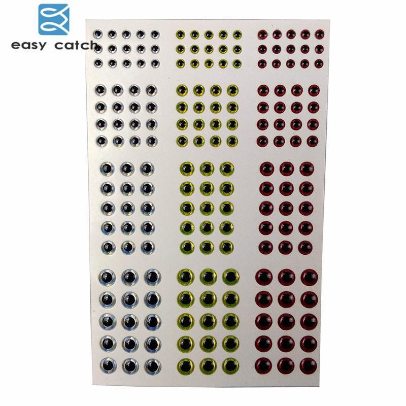 Easy Catch 183Pcs/Set 3D Fishing Lure Eyes Mixed Color Fly Tying