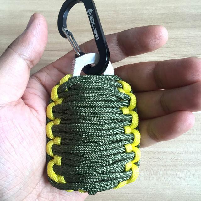 Edc.1991 Outdoor Camping Gear Carabiner Grenade 550 Paracord Survival Kit-EDC.1991 Official Store-A-Bargain Bait Box