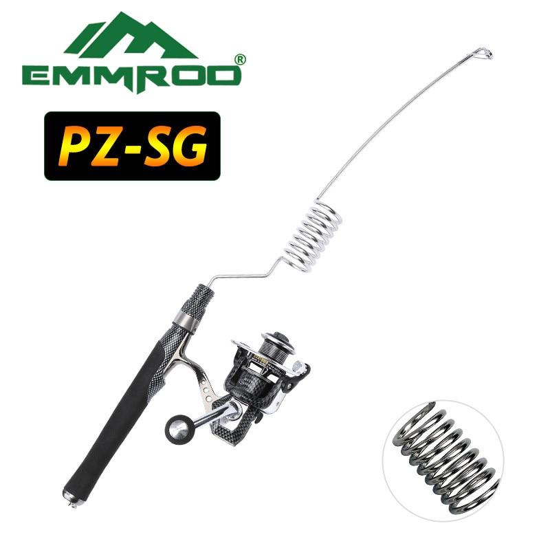 EMMROD New stainless steel Portable fishing rod Spinning Rod Sea pole pesca  Strong fishing rod Spring force fishing rod PZ SG|spinning rod
