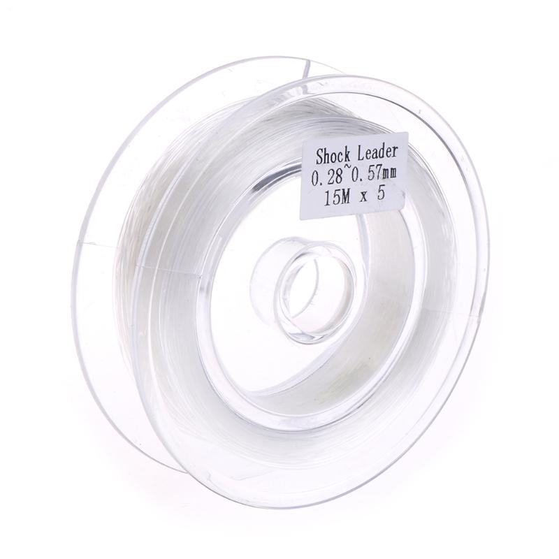 Fishing Fly Line Support Braided Sinking Shock Leader Line Abrasion Resistant-Shop2986021 Store-White-Bargain Bait Box