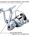 Fishing Reels Speed 5.2:1 Gear Ratio Right/Left Hand Sea Fishing Reel-Fishing Reels-Sougayilang Co,Ltd Store-1000 Series-Bargain Bait Box