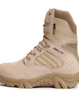 High And Low Military Boots Men Women Shoes Commando Combat Desert Tactical Land-ZeeWes ZSHIYA Store-Beige-38-Bargain Bait Box