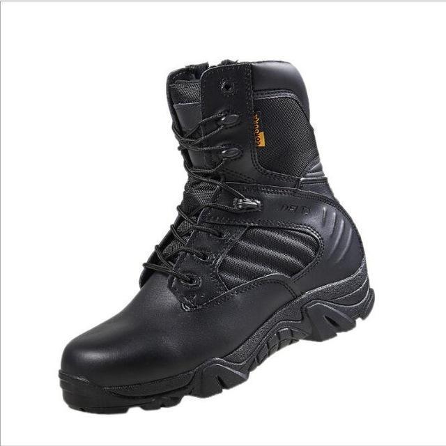 High And Low Military Boots Men Women Shoes Commando Combat Desert Tactical Land-ZeeWes ZSHIYA Store-Black-38-Bargain Bait Box