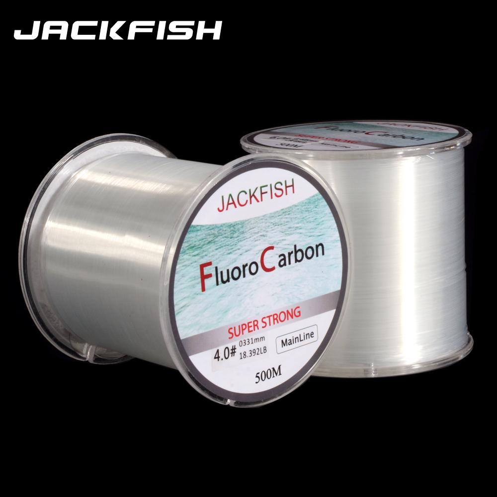 Jackfish 500M Fluorocarbon Fishing Line 5-30Lb Super Strong Brand